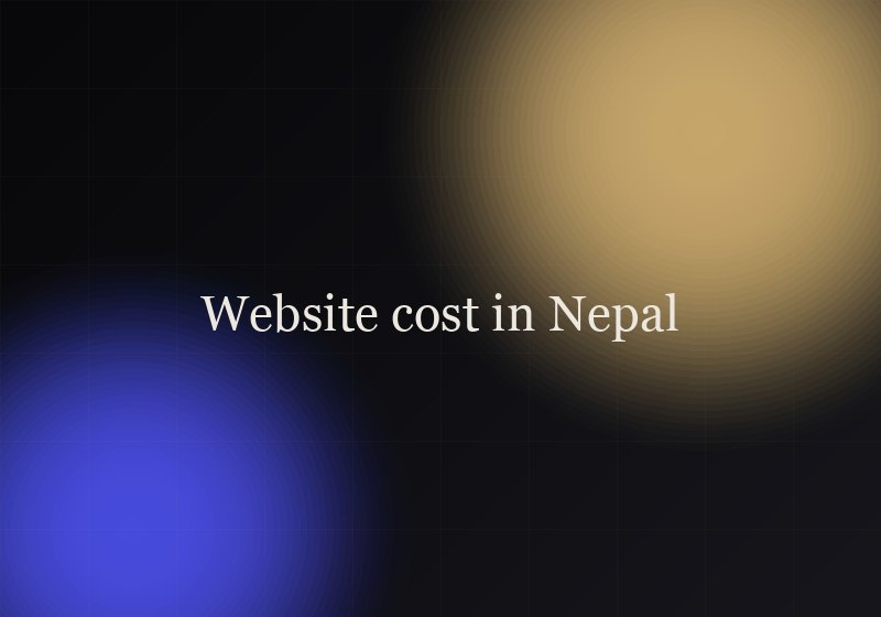 What does a website really cost in Nepal in 2026?
