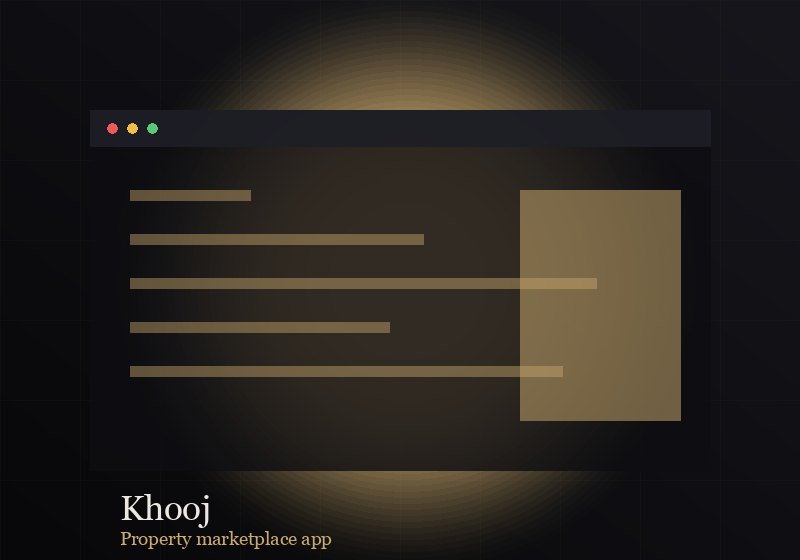 Khooj — Property Marketplace App