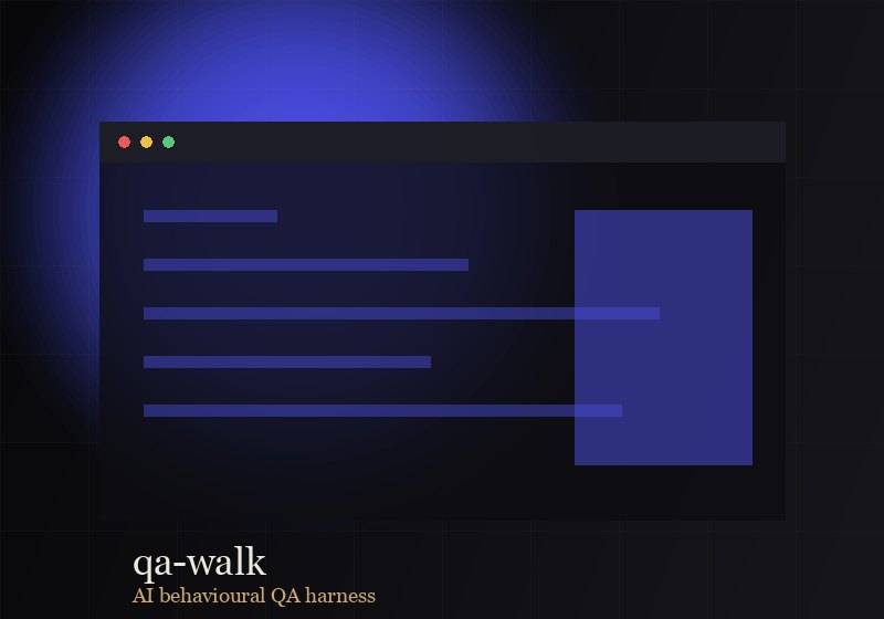 qa-walk — AI Behavioural QA Harness