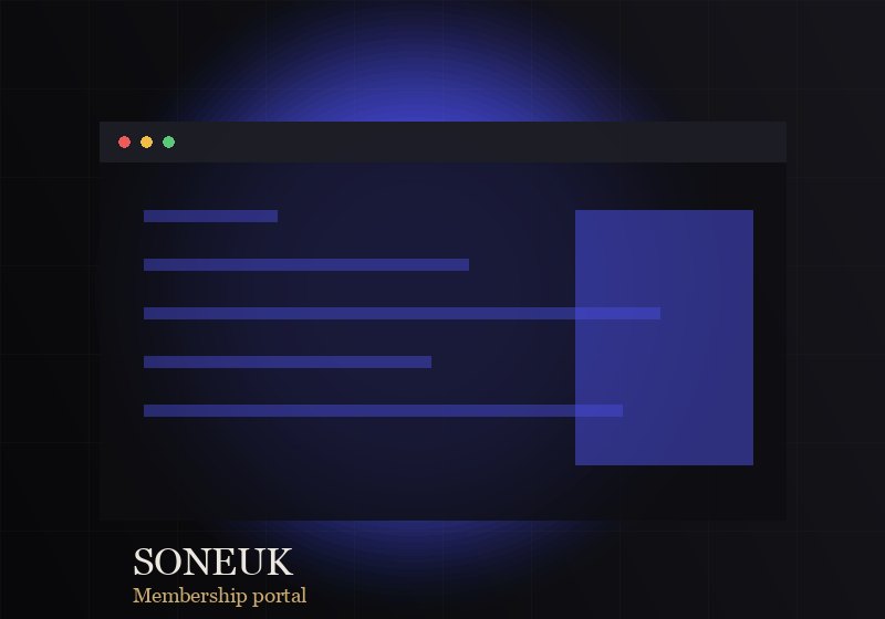 SONEUK — Membership & Events Portal